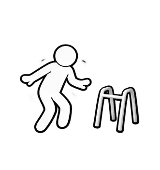 Walking without aid
