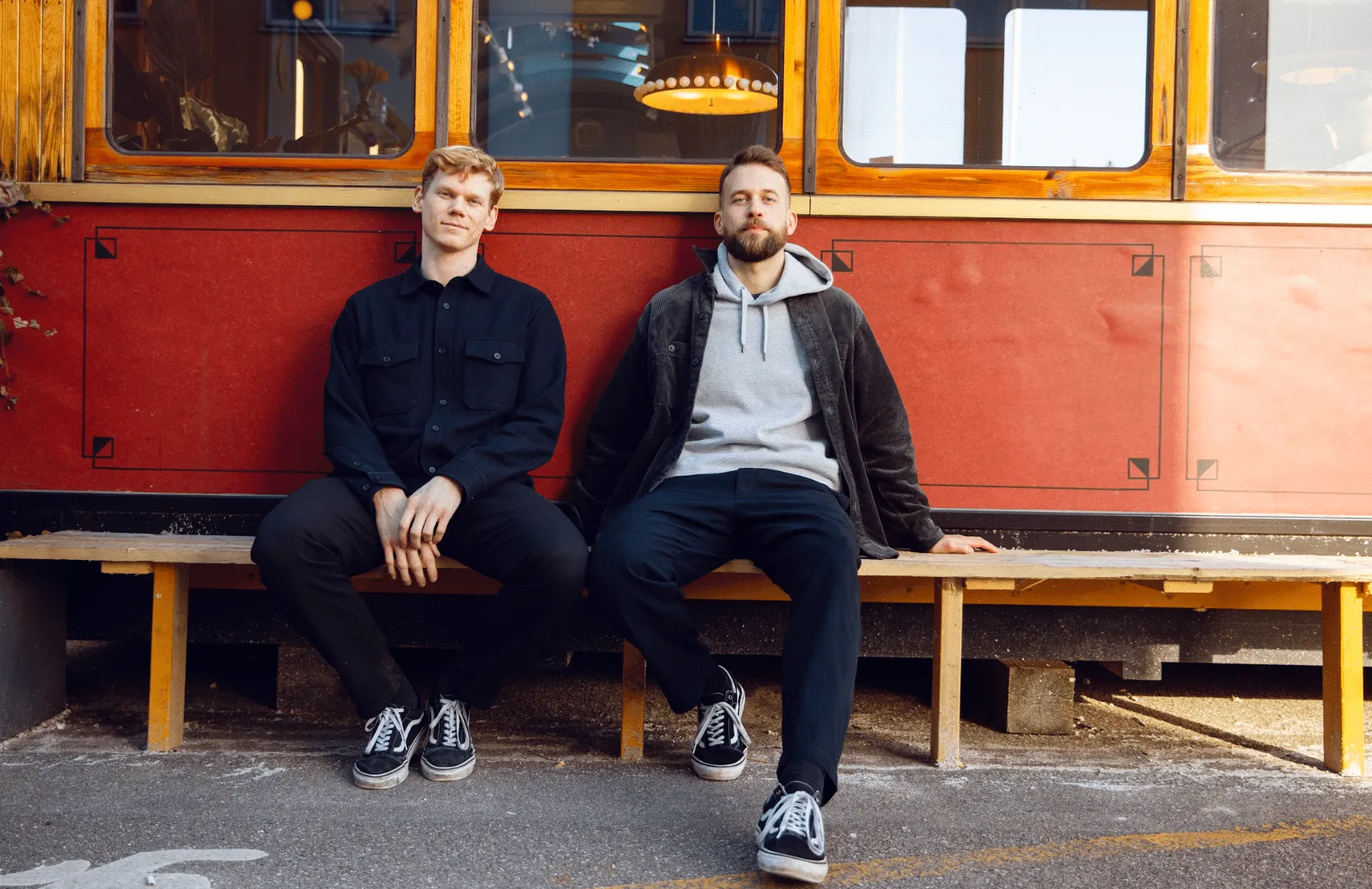 Mikkel and Esben, co-founders of Teton